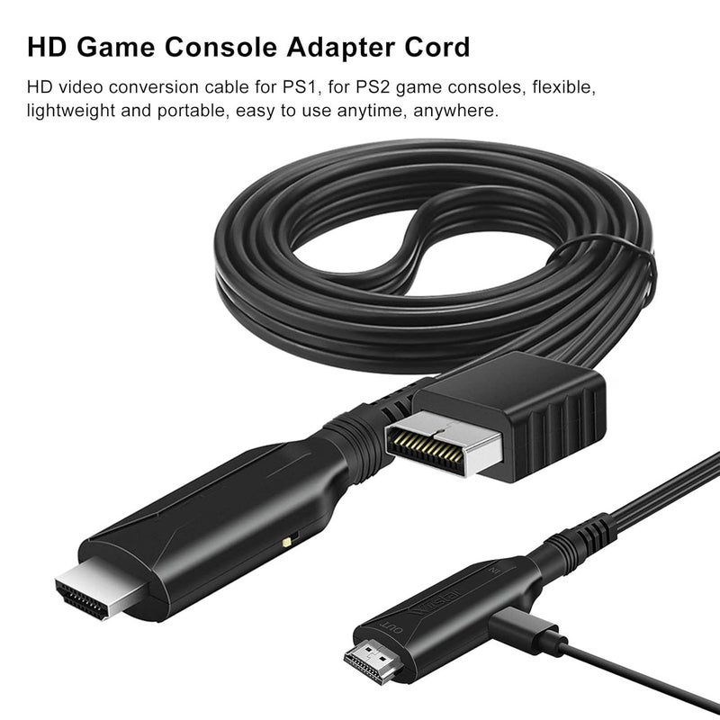 Yoidesu Cable, for PS1/ to HD Multimedia Interface Adapter Cable Game Console Video Converter Cord 100cm - Image 4